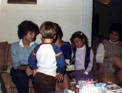 Tracy Rhinehart; Evan Welbourne; Katherine (Kat) McDougal Wheeler McCandless; HIlary Welbourne; Ben s Birthday Family Friends
